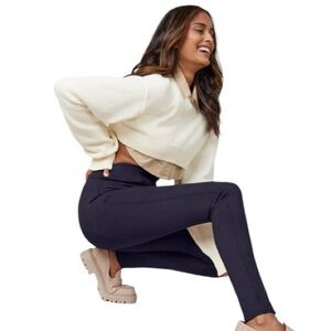 Spanx faux suede leggings Classic Navy sizes S/P, M